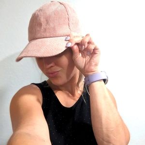 Fall Perfect Corduroy Rose Pink Hat